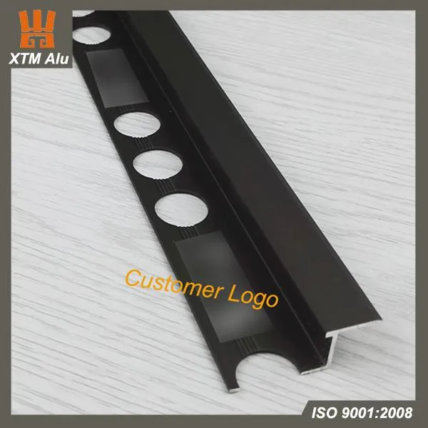 Aluminium Anodized Silver/ Gold Color Tile Trim for Decoration