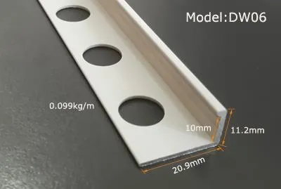 L Shape Aluminum Ceramic Tile Trim Profiles with Newest Design