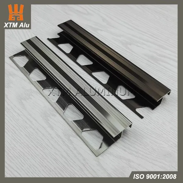 Aluminum T Shape Transition Tile Trim in Two Sizes