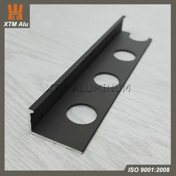 10mm L Shape Kitchen Bathroom Ceramic Wall Tile Trim 3/8'' L Angle Aluminum Corner Tile Trim