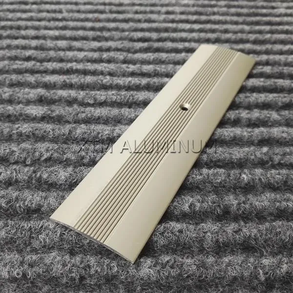 Alibaba Trade Assurance Customized Size Durable Flexible Extrusion Profile Aluminium Floor Transition Ramp Trim